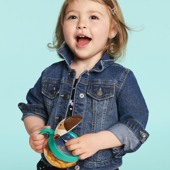 Skip Hop Zoo Snack Cup Kids Feeding Storage Pot Tub Age 12M+ NIP No spill - Picture 6 of 14